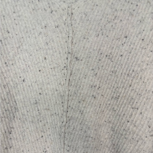 Kaisely For Anthropologie Womens Beige Speckled V Neck Seamed Sweater Sz Medium - Picture 5 of 5